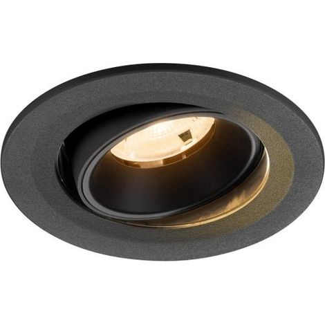 Spot encastré NUMINOS® MOVE S intérieur 2700 K 20° IP20 rond noir - SLV - 1009487
