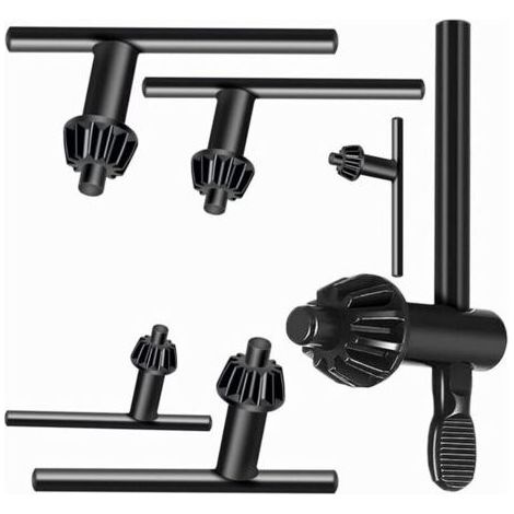 Clé Mandrin de Perceuse,6pcs Clé Universelle pour Mandrin de Perceuse à Pression pour Outil de Serrage de Perceuse électrique (20mm/10mm/13mm/16mm/4mm/6mm), (1/4)