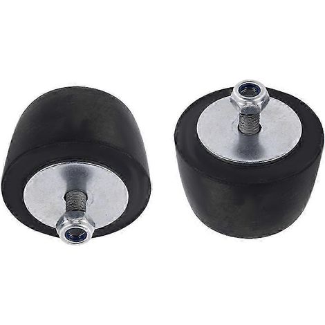 2 butées de pare-chocs en caoutchouc noir de rechange pour capot (1/5)