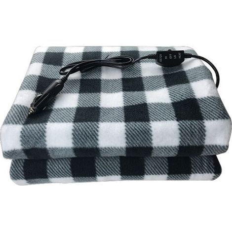 Couverture chauffante pour voiture 12v, couverture électrique chaude d'hiver, couverture chauffante électrique, contrôle de la température réglable (1/3)