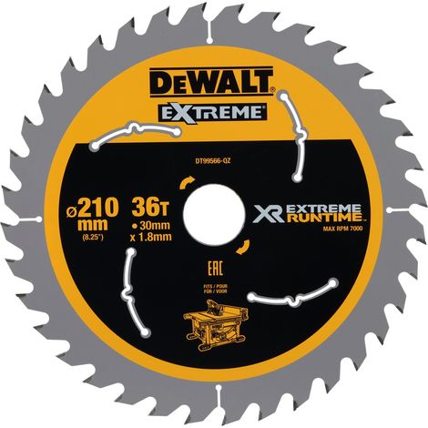 DEWALT DT99566-QZ EXTREME RUNTIME for CSB 210mm x 30mm x 36T