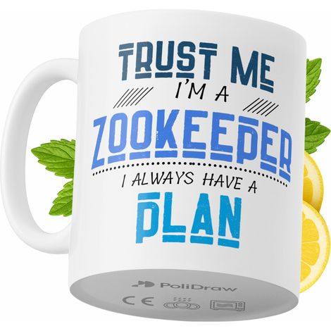 Lustige Tasse für Tierpfleger – Kaffee- oder Teetasse mit witzigem Textdesign – ideal für Geburtstage, Namenstage, Feiertage und besondere Anlässe. Hochwertige Tasse für Zuhause, Büro und Arbeit. Farb