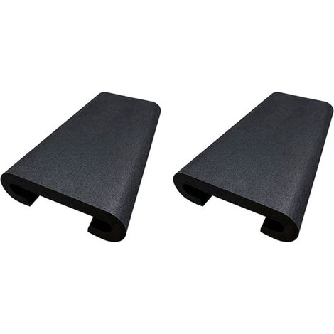 Coussin De Siège EVA - Antidérapant - Absorption Des Chocs - Pour Entraînement En Bateau-Dragon - 32,5 x 16 x 5 cm - Noir - 2 Pièces (1/5)