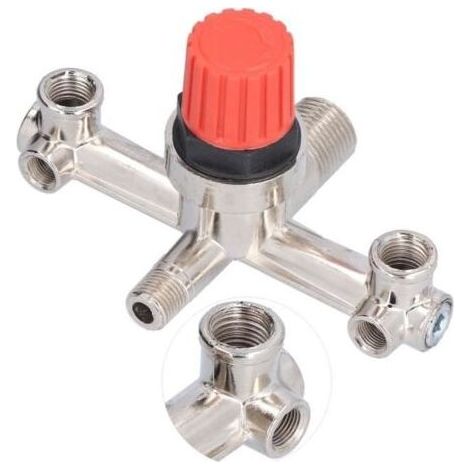 Compresseur d' air Zerone Tube à double sortie - Structure du piston pour un débit supérieur de 30% (1/4)
