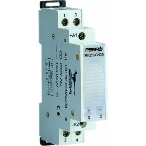 SESAM 1RI 0212AC/M - INTERRUPTOR DE CORRIENTE ELECTROMAGNÉTICO (12 V CA, 1 TE, CIERRE DOBLE)