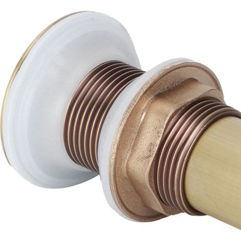 [Desagüe de fregadero] [Antidesbordamiento] Estilo antiguo: sifón con válvula sin orificio, fabricado en cobre/acero inoxidable, 3 cm de diámetro. (1/5)