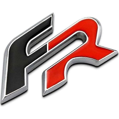 Insigne de coffre arrière rouge/noir Seat FR pour Ibiza. Leon. Mii et Altea