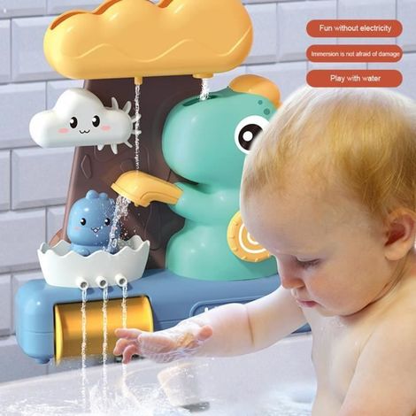 Jouet de bain - MXZZAND - Cascade de dinosaure - Multicolore - 3 ventouses - 3 ans et plus-Ywey (1/5)
