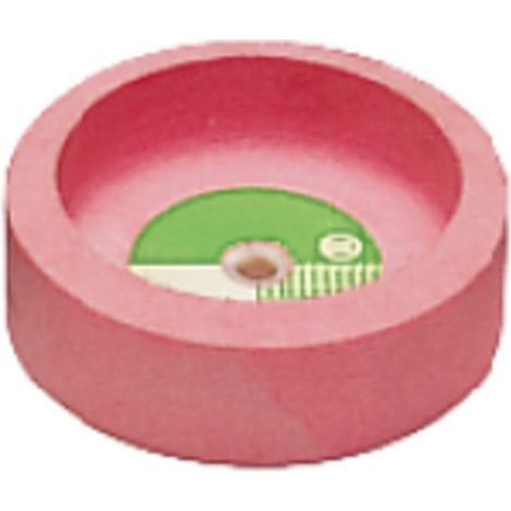 Meule boisseau 150 x 50 x 13 mm / 120 x 35 mm, 80 l, corindon supérieur, pour meuleuse double metabo (1/2)