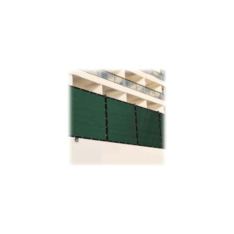 Haute Densité Filet D'ombrage Tissu D'ombre Protéger De La Vie Privée Maille Toile De Protection Solaire Vert Foncé Bache pour Patio Lawn Camping Piscine(Size:(2x10) m)- Crezuo (1/4)