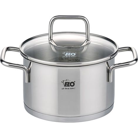 Faitout en inox 20 cm de 3,4 litres Elo Citrin (1/5)