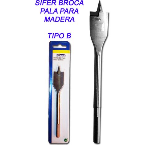 SIFER sifer broca de pala para madera   8        tipo b , sifer broca de pala para madera   8        tipo b