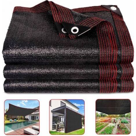 Filet D'Ombrage,2x4 m, Filet Protection Solaire 85% UV Tissu D'Ombrage, Toile d'ombrage de Serres Coupe-Ventpour La Couverture VéGéTale/Serre/Jardin/Pergola/Patio Lawn/Pet House (1/4)