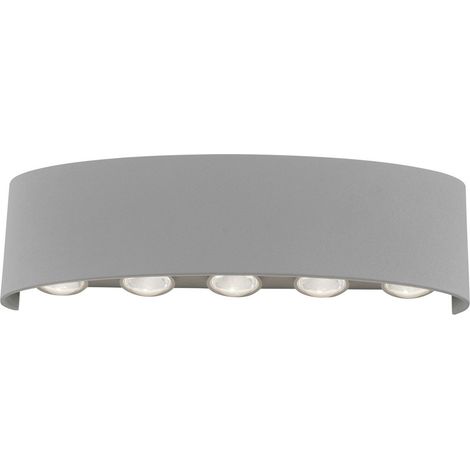 Neuhaus Carlo applique da esterno argento LED 3000K (1/5)