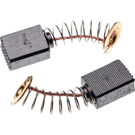 vhbw 2x Kohlebürste 6 x 9 x 12 mm kompatibel mit Makita 9524NB, 910, 9200D, 6953, 8443D, 9522NB, 9521NB, 9032, 9200Y, 8434D, 9031 Elektrowerkzeug (1/2)