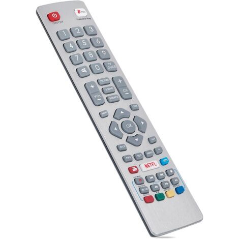 Sharp Universal-Ersatzfernbedienung für Smart-TVs mit 4 Schnellzugriffstasten, keine Einrichtung erforderlich (1/5)