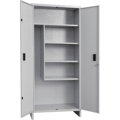 Armadio Portascope Smontato Prometal Verniciato Grigio - H.Mm 1795- Mm  600X400 - 1 Pz