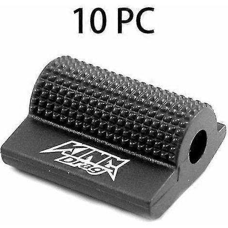 Stück Universal Motorrad-Schalthebel-Pedal-Gummiüberzug, Schuhschutz, Fußrasten-Zehenschutz-Gel-Zubehör, Motorrad-Schaltüberzug – 10 schwarz