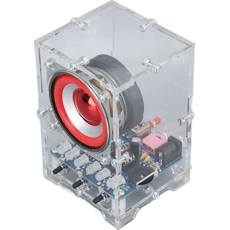 Bluetooth-Stereo-Lautsprecher-Bausatz zum Selberbauen für Heimprojekte, Löten, Bildung, Schulbeschallung, Elektronik – Komplettset (1/5)