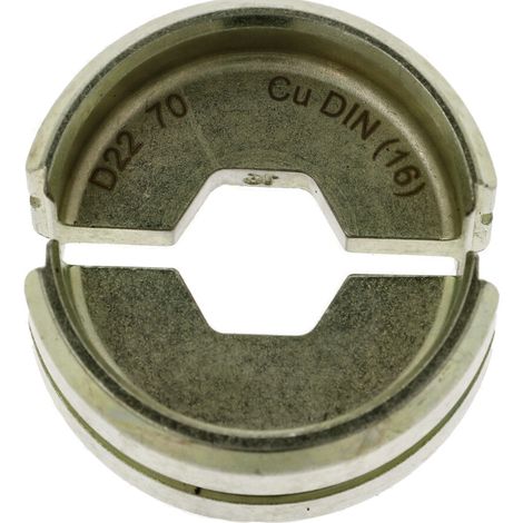 Insert de mâchoire de sertissage hexagonal pour cosse de câble 70 mm²