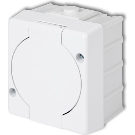 Enchufe individual Senior con/sin (tapa blanca) blanco GHS-1