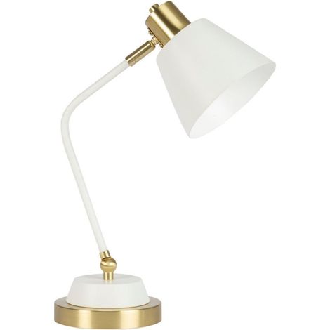 ANDREA HOUSE IL72029 Lámpara Mesa Metal Blanco 31x16x45 CM - ref: IL72029 (1/2)
