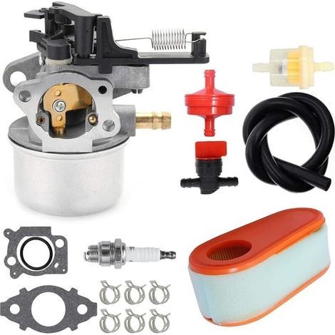 Kit de filtre à air 591137 590948 Carburateur pour Briggs & Stratton 111P02 114P02 11P902 121Q02 121Q07 121S02 121S07 121S75 124Q02 Nettoyeur haute pression 775EX TB360 Tondeuse à gazon (1/4)