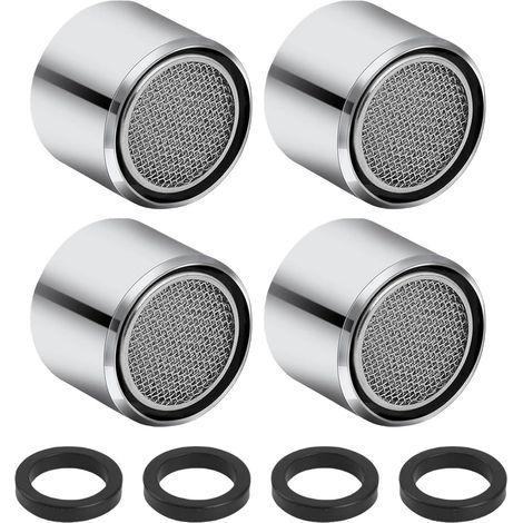 A set of 4 aerators, kitchen sink tap aerators, filters, internal thread, water saving, suitable for bathrooms and kitchens. (1/5)