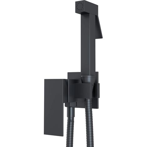 Suguword – Pulvérisateur de bidet pour toilettes – Tuyau WC multifonction en laiton – Mitigeur eau froide/chaude – Installation rapide sans plombier