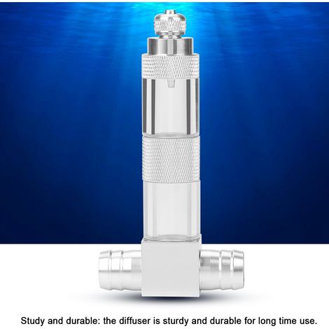Atomiseur de CO2 Diffuseur de bulles de dioxyde de carbone pour aquarium, plantes aquatiques (2) (1/5)