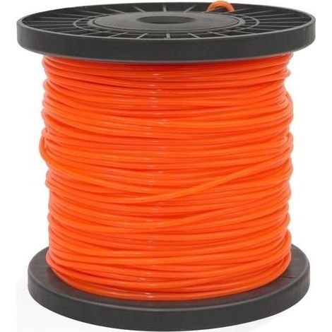 Hochleistungs-Rasentrimmerfaden, 2,4 mm x 100 m, runder Freischneiderfaden, Nylon-Spule, Schnurseil für Gartenfreischneider, 0,095 Zoll – 328 Fuß (1/4)