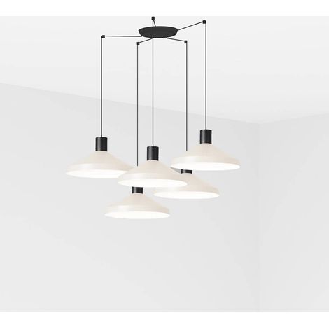 Faro KOMBO - Plafonnier Cluster Beige, E27 (1/2)