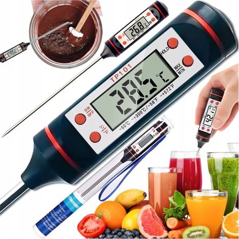 Elektronisches Küchenthermometer mit Sonde für Fleisch, Kuchen und Grillgerichte (1/5)