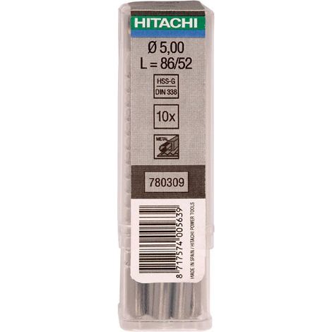Foret à métaux HSS-G DIN 338 Ø1,5 mm x 10 HIKOKI 780267