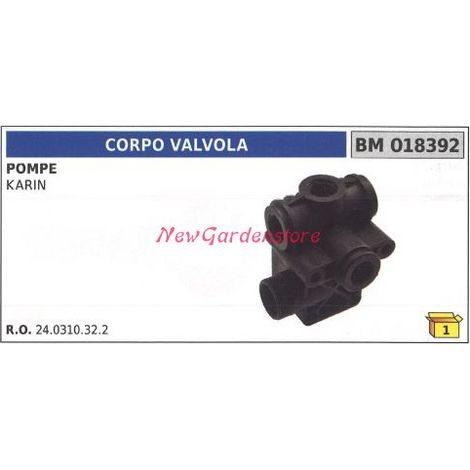 Cuerpo de válvula UNIVERSAL para bomba Bertolini STING 018407 24.0300.32.2