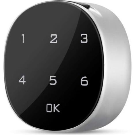 Digital Combination Padlock with Touch Screen Locker Lock Electronic Code Lock for Door, Cabinet, Toolbox, Drawer, Mailbox, School Locker (1/5)