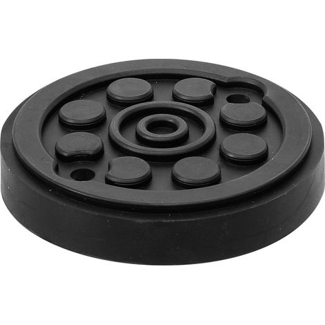 Plato de goma para plataformas elevadoras Ø 120 mm (1/4)