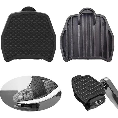 1 paire de pédales à clic pour vélo de course SPD, surface antidérapante, compatible avec Shimano SPD-SL, légères et durables, installation facile