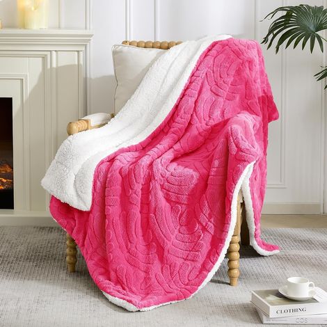 Couverture Polaire Sherpa Réversible 130 x 170 cm (1/5)