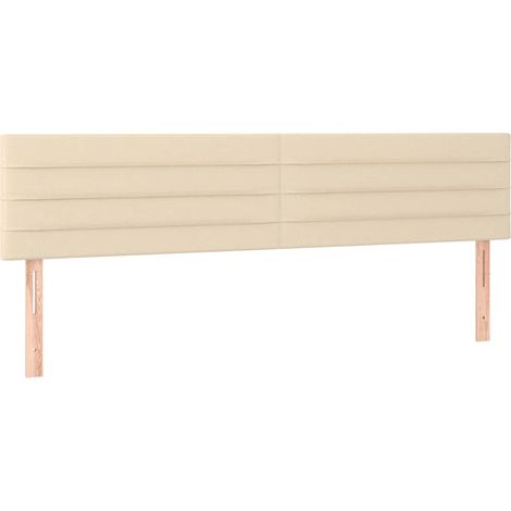 Maison Exclusive - Cabeceros tela crema 180x5x78/88 cm (1/5)