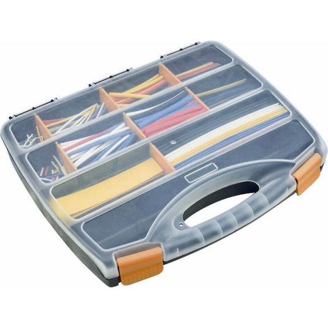 Assortiment de 590 gaines thermoretractables multicolores retreint 2:1