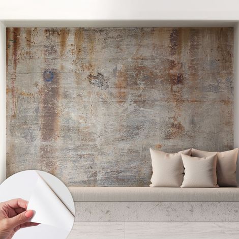 Papier peint adhésif décoratif avec colle pour salon chambre à coucher et bureau Design moderne et facile à poser Surface brute 208x146 cm (1/5)