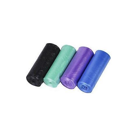 paquet De 100 Sacs En Plastique Jetables Sacs  Ordures Solides Et Portables De Couleur Bureau, Cuisine (1/3)