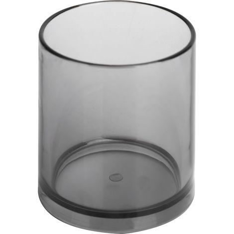 Verre à vin rond de 200 ml, petit format, gris, idéal pour le vin, le thé ou le whisky, parfait pour un bar, un restaurant ou toute la famille. (1/5)