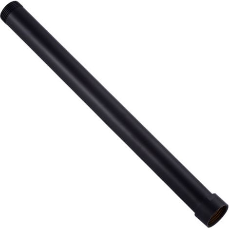 Brazo de ducha de 30 cm, extensión de brazo de ducha, accesorio de extensión de cabezal de ducha (negro) (1/4)