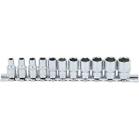 11 douilles 1/4" BGS 6 pans de 3/16" à 1/2" – Standard, haute qualité (1/3)