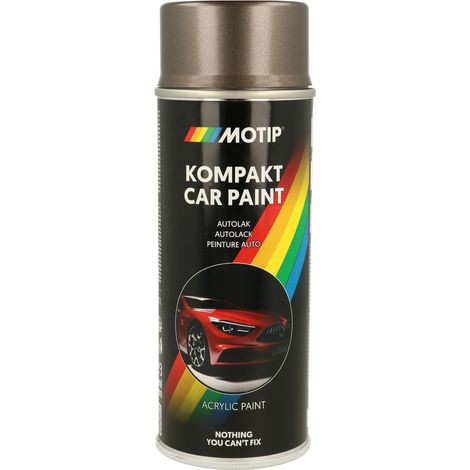 PEINTURE ACRYLIQUE KOMPAKT 51165 GRIS METALLISE 400ML MOTIP