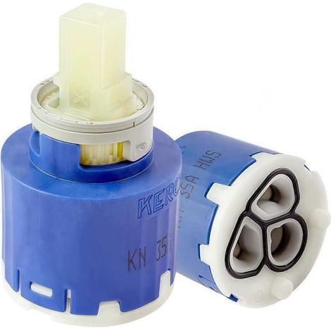 BelleRise - Cartouche de rechange en céramique KN-35A HWS Kerox NKJ35 35 mm pour mitigeur monocommande Kerox, kit de rotation à droite. (1/5)