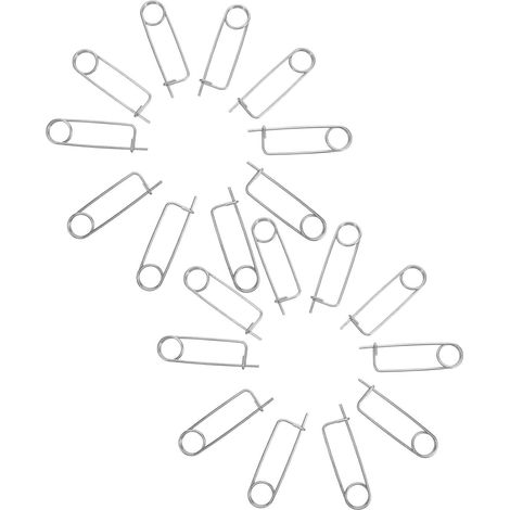 20 goupilles de sûreté en acier inoxydable goupilles à (1/5)