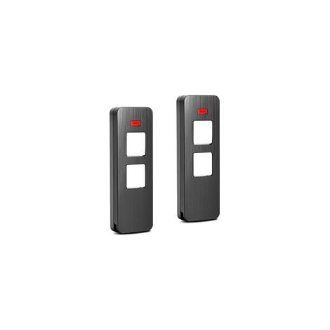 Lot de 2 télécommandes de rechange pour émetteur manuel S0mm, ouverture de porte de garage 868,8 MHz, 2 canaux, télécommande pour SOMloq2, 4018V0004 / 4015862001900 / S10019-00001 (1/5)